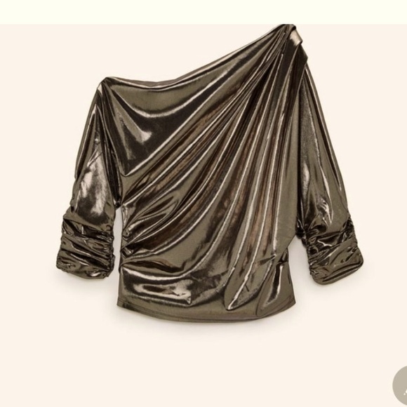 Zara metallic Top - Picture 2 of 9